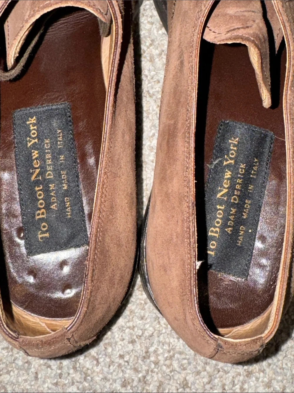 To Boot brown suede